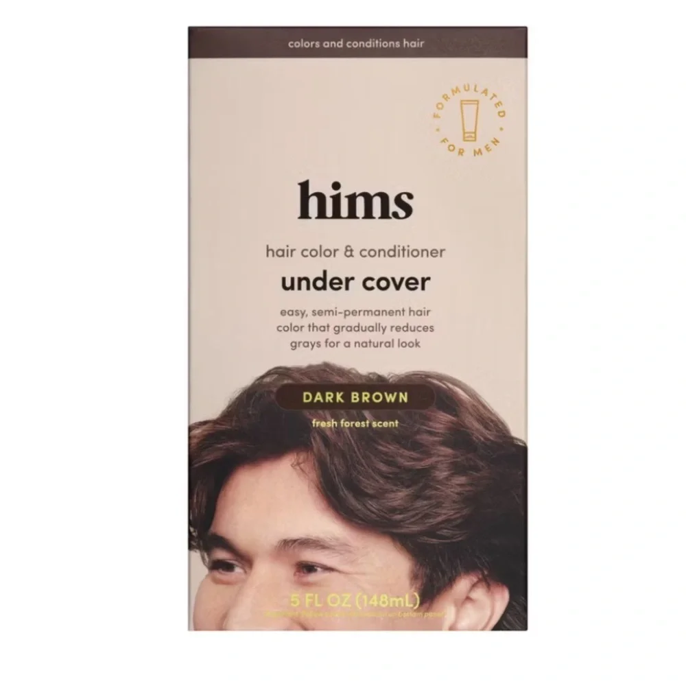 Hims 2pack Dark brown Hair Color and conditioner 5 fl oz brand new